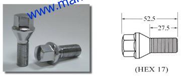 wheel bolt conical seat